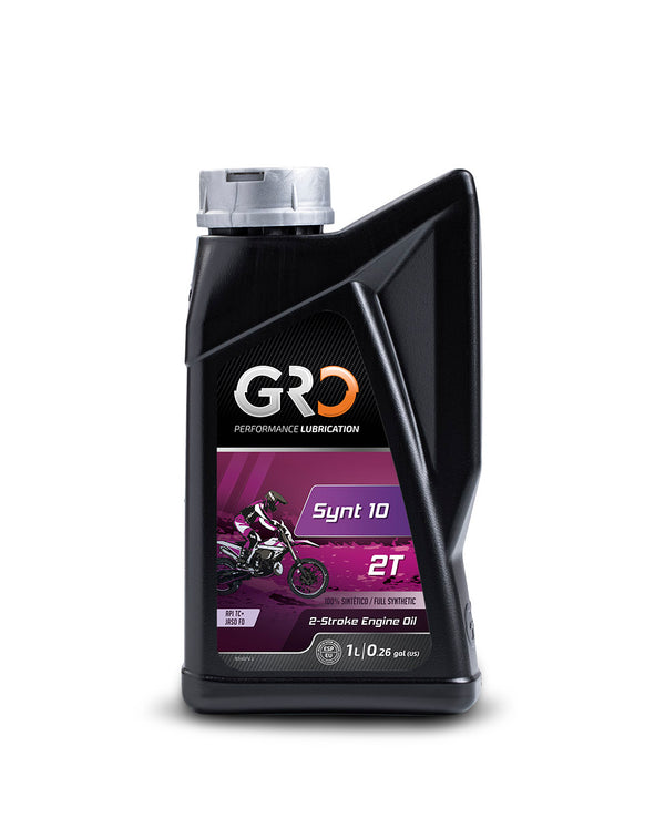 GRO SYNT 10 2T Factory Line 100% Synthetic Off Road 2-Stroke Engine Oil  Premix API TC+ JASO FD ISO L-EGD 1 liter 